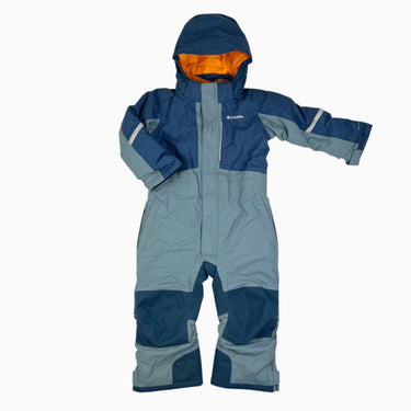 Habit de neige teal et gris-vert 4Y