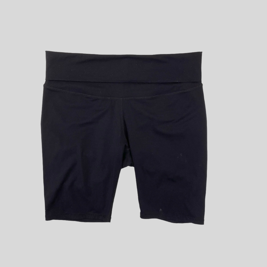 Short maternité noir en nylon et lycra pour femmes L