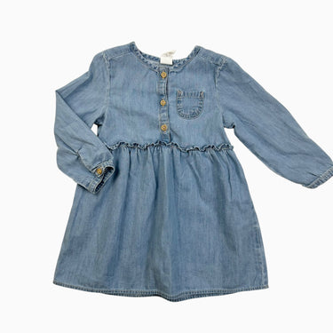 Robe en coton chambray 1.5-2Y