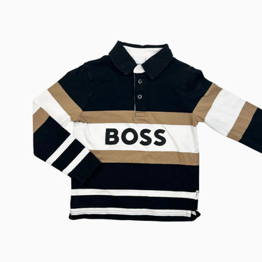 Chandail style polo à rayures 'BOSS' 5Y