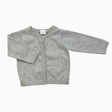 Cardigan gris 2-4M