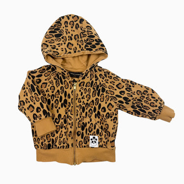 Veste à capuchon léopard 9-18M