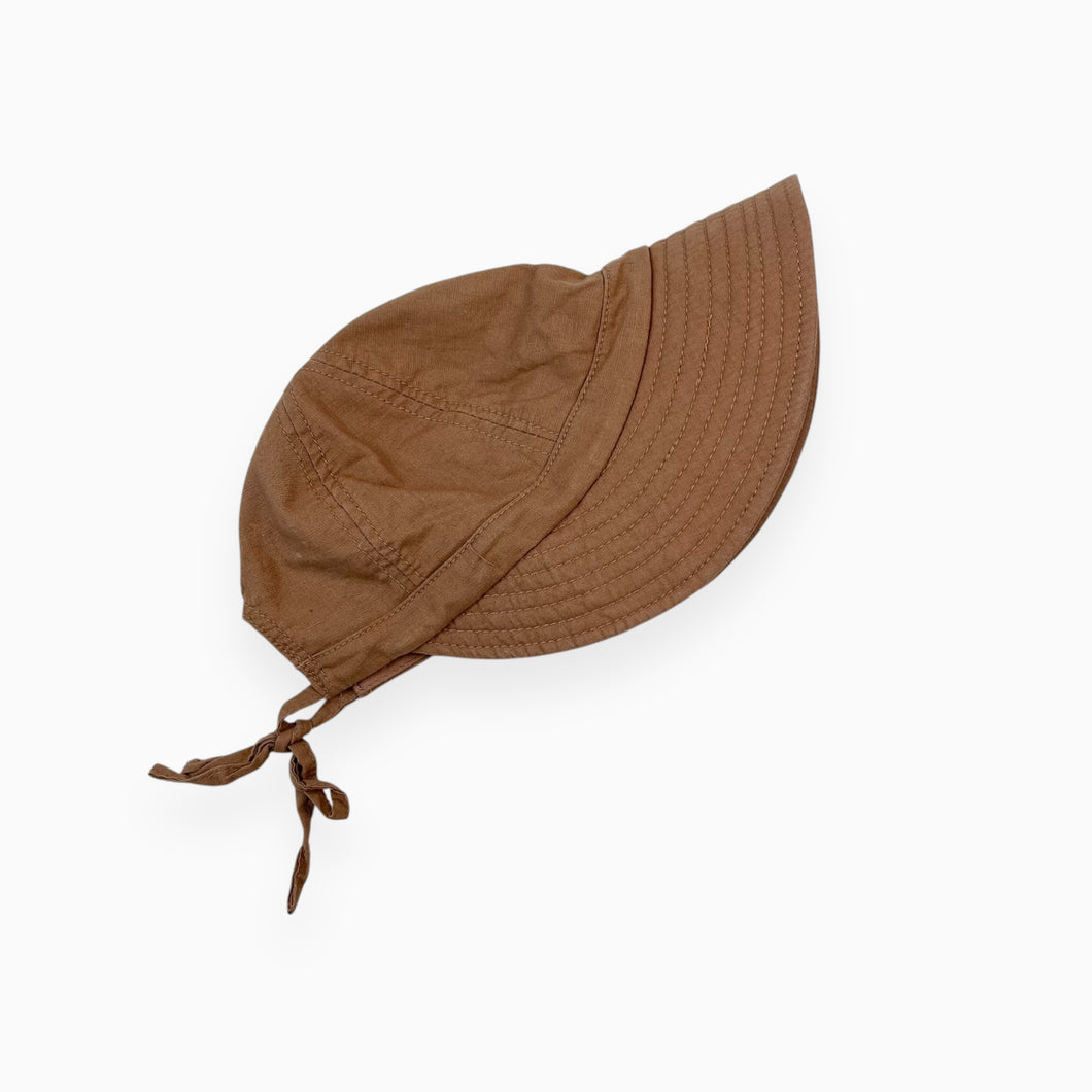 Chapeau terracotta en lin et coton 8-12Y