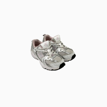 Sneakers '530' blanches et roses à élastique 10US