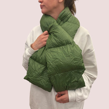 Foulard 'LIV' vert matelassé pour femmes OS