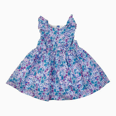 Robe à fleurs mauve 18M