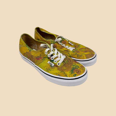 Sneakers 'Van Gogh tournesols' à lacet pour adultes M6.5-W8US
