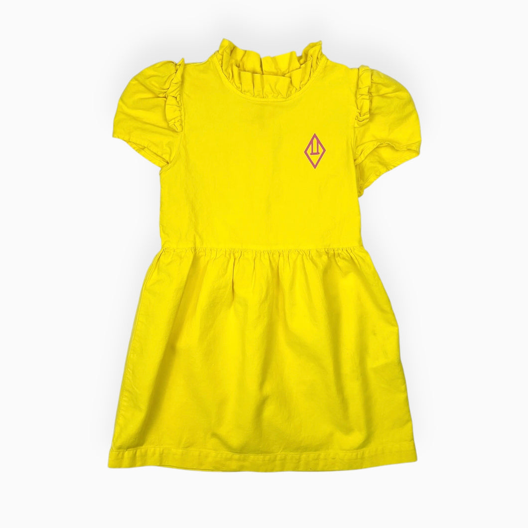 Robe jaune en coton épais 4Y