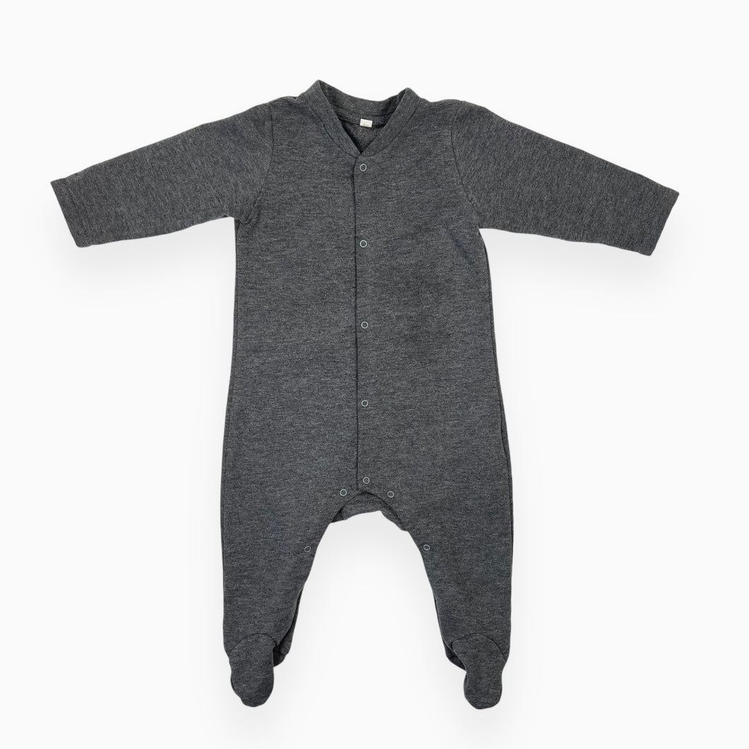 Pyjama en coton gris 6M