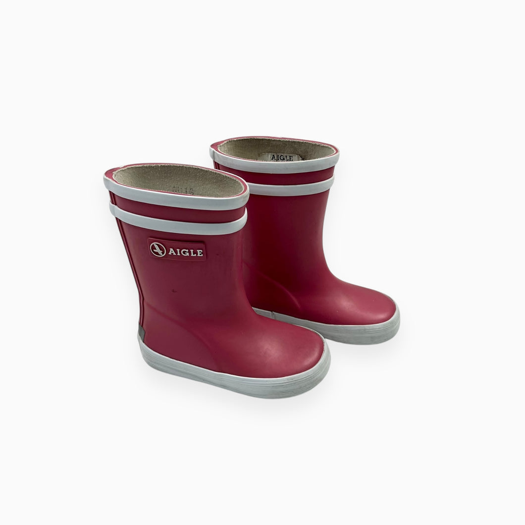 Bottes de pluie fushia 21EU