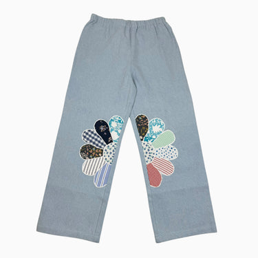 Pantalon en coton chambray 9-10Y