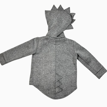Veste à capuchon grise 'dinosaure' 86-92CM 2Y