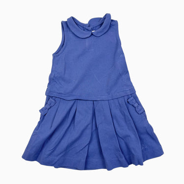 Robe bleu en coton piqué 3Y