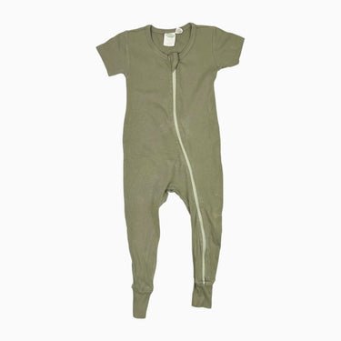 Pyjama combi olive en coton bio 2Y