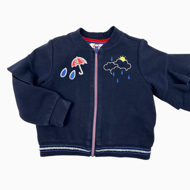 Veste marine 'nuages' 3Y