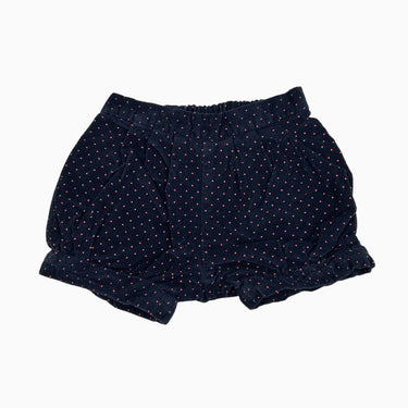 Bloomer marine à pois en corduroy 18M