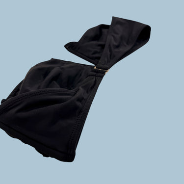 Haut de bikini noir pour femmes L