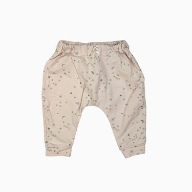 Jogging rose étoile en coton french terry 3M