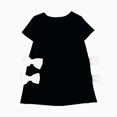 Robe noire avec boucles blanches 2Y