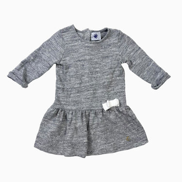 Robe grise chinée en coton avec boucle blanche 3M