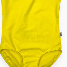 Charger l&#39;image dans la galerie, Maillot jaune en nylon recyclé et spandex 5-6Y
