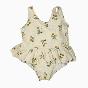 Maillot vanille fleuri 6-12M
