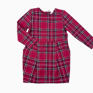 Robe rouge carreautée 1.5-2Y