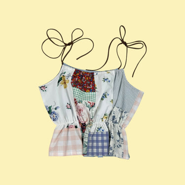 Camisole patchwork pour femmes M-L