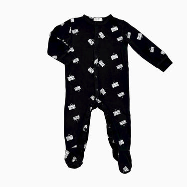 Pyjama anthracitte 'open' 12M