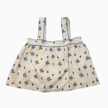 Cami vanille 'babydoll canards' 11-12Y