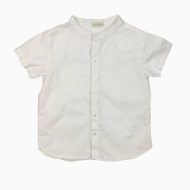 Chemise à col mao blanche 4Y