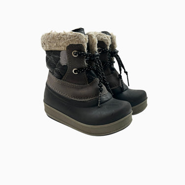 Bottes d'hiver anthracite à lacet 21-22EU