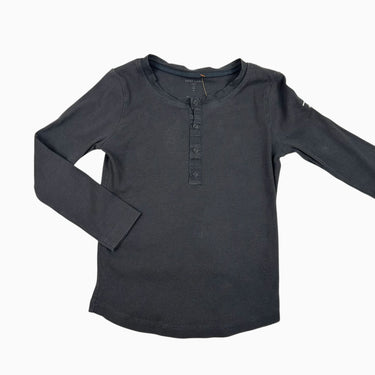 Chandail charcoal style polo en coton bio 5-6Y