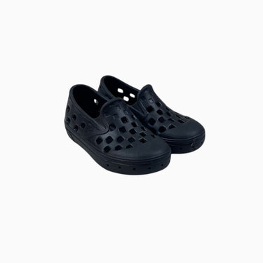 Sandales "slip-on' noires perforées 14.5CM 2Y