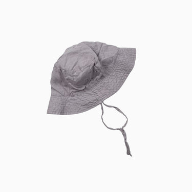Chapeau soleil lilas en lin 1-2Y