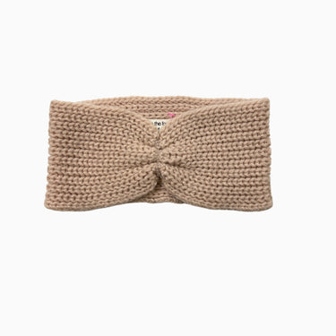 Bandeau rose en tricot 4Y