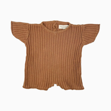 Combi short terracotta en coton cotelé 0 fit 6-12M