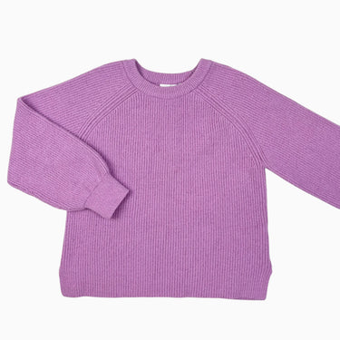 Pull fushia-mauve en tricot 2-3Y
