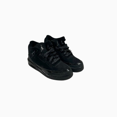 Sneakers 'Air Jordan' noirs black cat à lacet JR3.5US