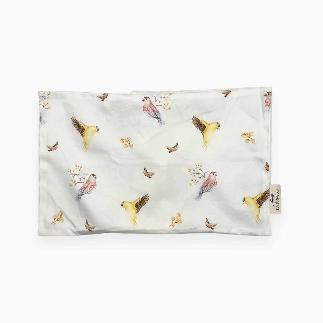 Housse pour taie d'oreiller motif oiseau format mini 2-5Y