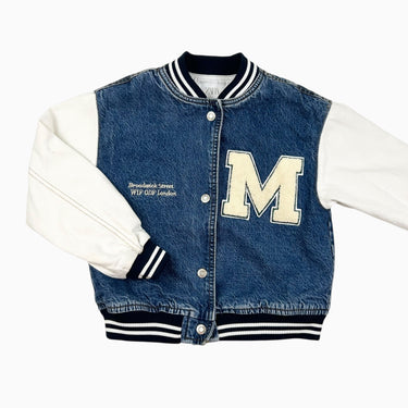 Veste 'varsity' en denim 9-10Y