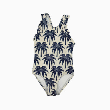 Maillot vanille 'palmiers' 2Y