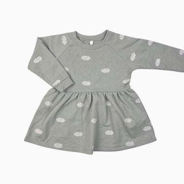Robe sauge-grise 'nuages' 12-18M