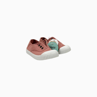 Souliers roses en canvas de coton 23EU