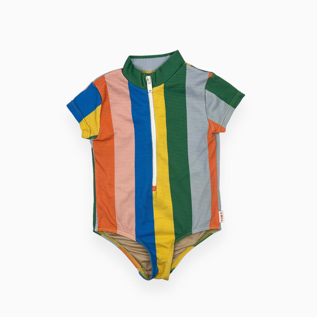 Maillot de bain à rayures multicolores 3Y