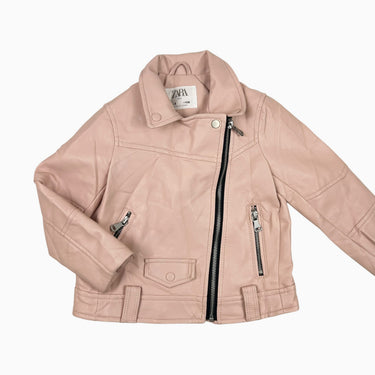 Veste en simili-cuir rose 5Y