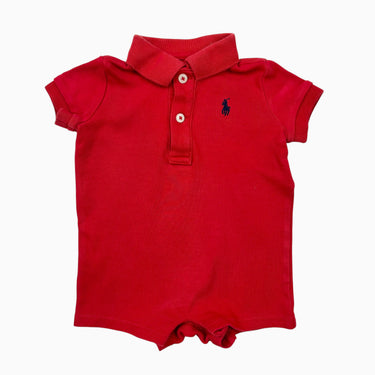 Combi short rouge avec logo emblématique 3M
