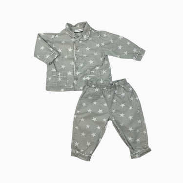 Pyjama gris 'étoiles' 12M