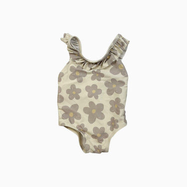 Maillot vanille 'marguerites' 3-6M