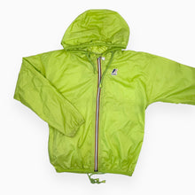 Charger l&#39;image dans la galerie, Manteau coupe-vent imperméable vert lime pour femmes XS (ou 12-14Y)
